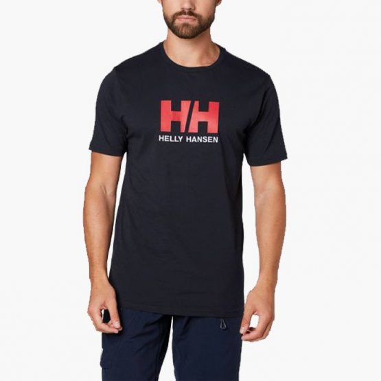 חולצת טי שירט הלי הנסן לגברים Helly Hansen Logo - שחור