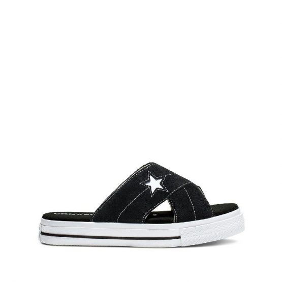 נעליים קונברס לנשים Converse One Star Sandal Slip - שחור