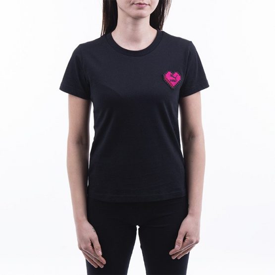 חולצת טי שירט פומה לנשים PUMA Digital Love - שחור