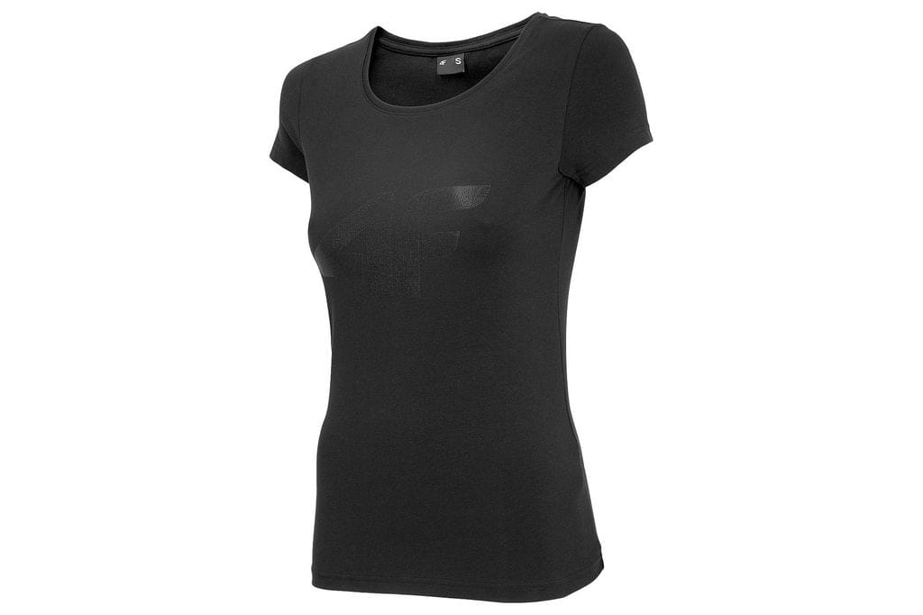 חולצת T פור אף לנשים 4F T-SHIRT - שחור