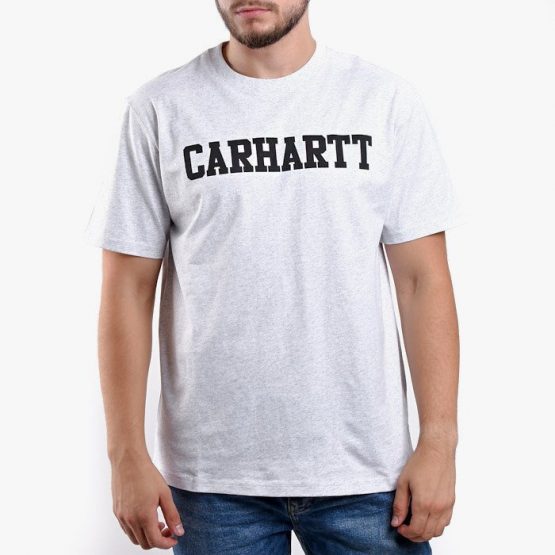 ביגוד קארהארט לגברים Carhartt WIP College - אפור בהיר