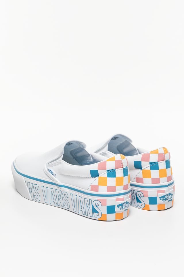 vans womens classic slip on white