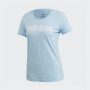חולצת T אדידס לנשים Adidas Linear - כחול