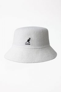 כובע קנגול לגברים Kangol BERMUDA BUCKET - לבן