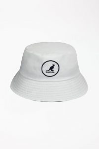 כובע קנגול לגברים Kangol COTTON BUCKET - לבן