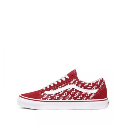 red vans that say vans