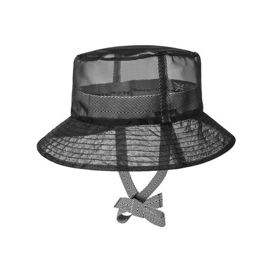 כובע קנגול לנשים Kangol Transparent Bucket - שחור