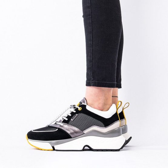 נעלי סניקרס קרל לגרפלד לנשים Karl Lagerfeld Aventur Astral Mix - צבעוני כהה