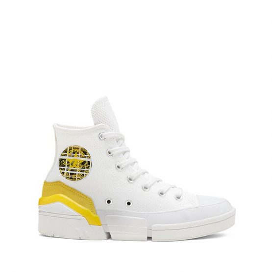 נעליים קונברס לנשים Converse CPX70 High Top - לבן/צהוב