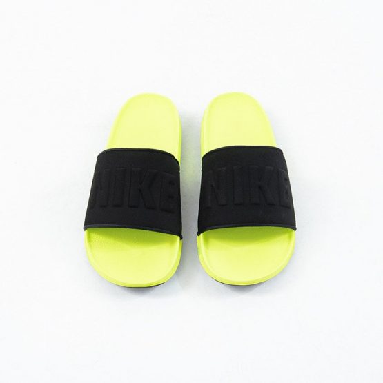 כפכפי נייק לגברים Nike Offcourt Slide - שחור/צהוב