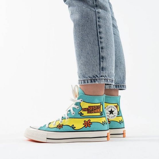 נעליים קונברס לנשים Converse x Scooby-Doo Chuck 70 Hi The Mystery Machine - צבעוני בהיר