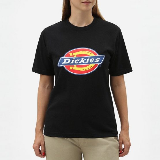 חולצת T Dickies לנשים Dickies Horsehoe - שחור