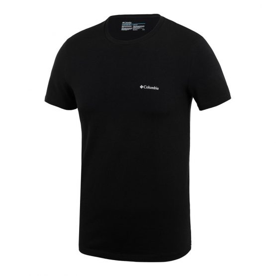 חולצת T קולומביה לגברים Columbia CREW NECK 3 IN PACK - שחור