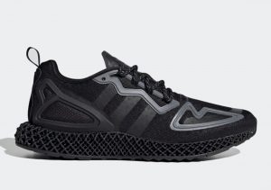 נעלי סניקרס אדידס לגברים Adidas Originals ZX 2K 4D - שחור