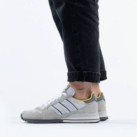 נעלי סניקרס אדידס לגברים Adidas Originals Zx 500 - אפור