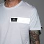 חולצת T אלפא אינדסטריז לגברים Alpha Industries Reflective Stripes T - לבן