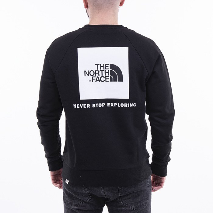 the north face raglan box crew