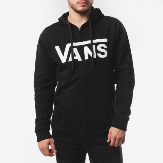 סווטשירט ואנס לגברים Vans Classic Zip Hoodie II - שחור