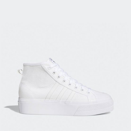 נעלי סניקרס אדידס לנשים Adidas Originals Nizza - לבן