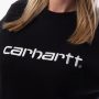 סווטשירט קארהארט לנשים Carhartt WIP Sweatshirt - שחור/לבן