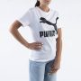 חולצת T פומה לנשים PUMA Classics Logo Tee - לבן