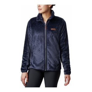 סווטשירט קולומביה לנשים Columbia FIRE SIDE II SHERPA FULL ZIP - כחול כהה