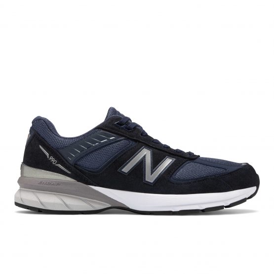 נעלי סניקרס ניו באלאנס לגברים New Balance M990 V5 - כחול כהה