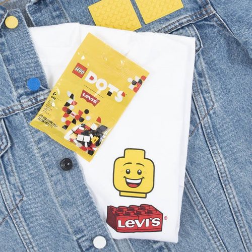 Lego Stores Levi's Lego Dots סווטשירט ליוויס לגברים, Levi's X