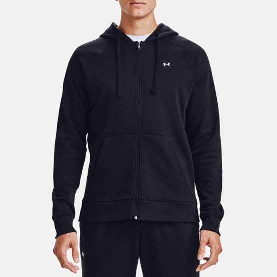 סווטשירט אנדר ארמור לגברים Under Armour Rival Fleece Fz - שחור