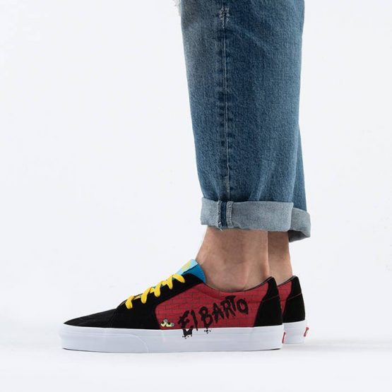 נעליים ואנס לגברים Vans x The Simpsons Sk8-Low - צבעוני כהה