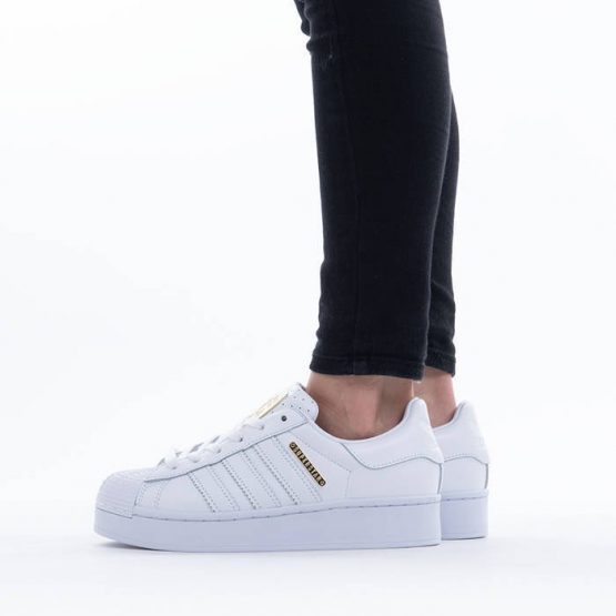 נעלי סניקרס אדידס לנשים Adidas Originals Superstar Bold - לבן