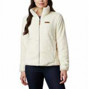 סווטשירט קולומביה לנשים Columbia FIRE SIDE II SHERPA FULL ZIP - לבן מלא