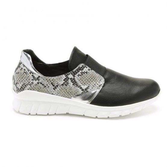 נעלי סניקרס טבע נאות לנשים Teva naot Interpid - שחור/לבן