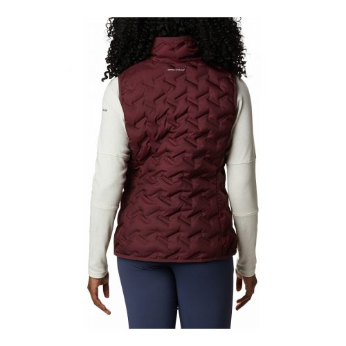 maroon columbia vest