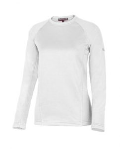 חולצת אימון אווטדור לנשים Outdoor X WARM - לבן