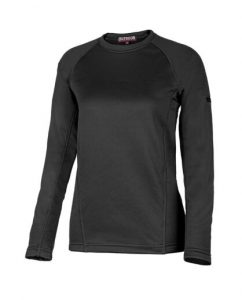 חולצת אימון אווטדור לנשים Outdoor X WARM - שחור