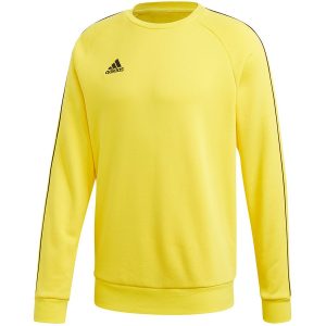 סווטשירט אדידס לגברים Adidas CORE 18 - צהוב