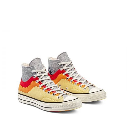 נעלי סניקרס קונברס לגברים, Converse Thermo Felt Chuck 70 High Top