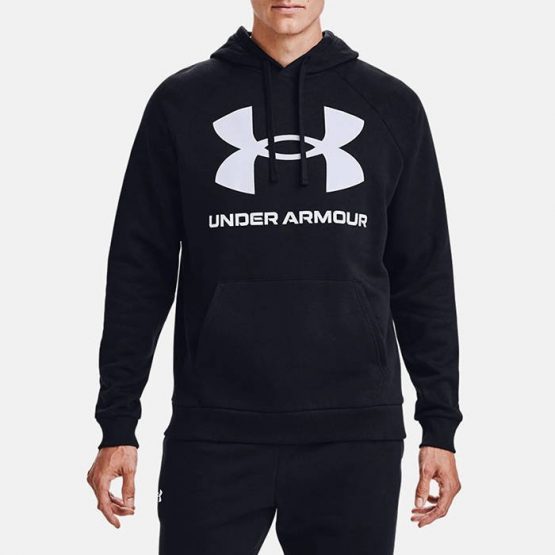סווטשירט אנדר ארמור לגברים Under Armour Rival Fleece Big Logo Hd - שחור
