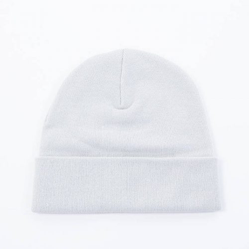 beanie cap white