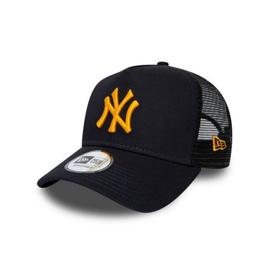 כובע ניו ארה לגברים New Era Trucker New York Yankees - שחור