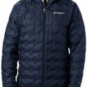 ג'קט ומעיל קולומביה לגברים Columbia Delta Ridge Down Hooded Jacket - כחול פסטל