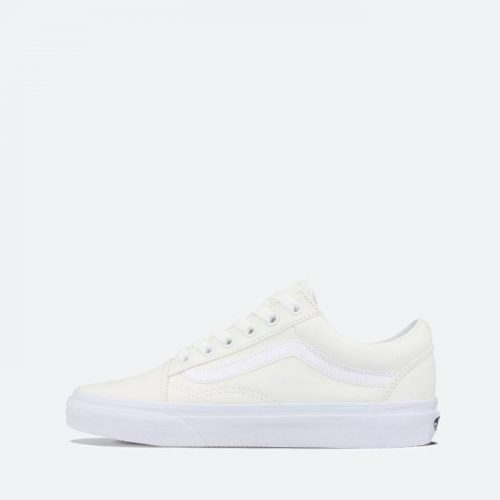 vans old skool white slip on