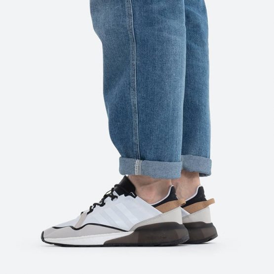 נעלי סניקרס אדידס לגברים Adidas Originals ZX 2K Boost Pure - לבן
