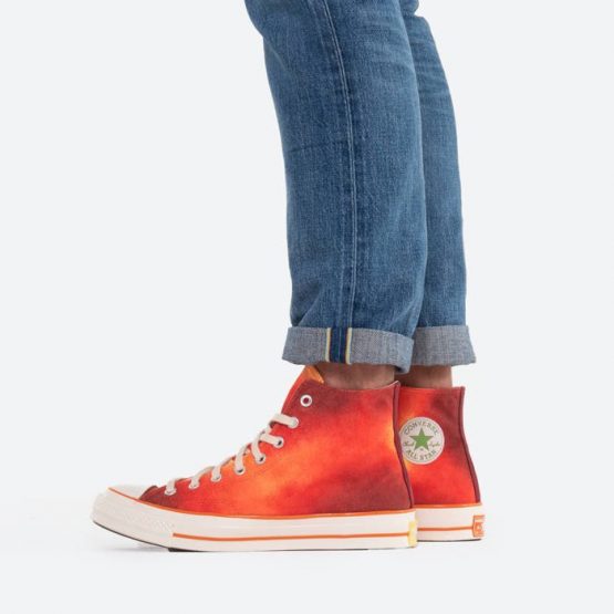 נעלי סניקרס קונברס לגברים Converse x Concepts Chuck 70 Southern Flame - אדום