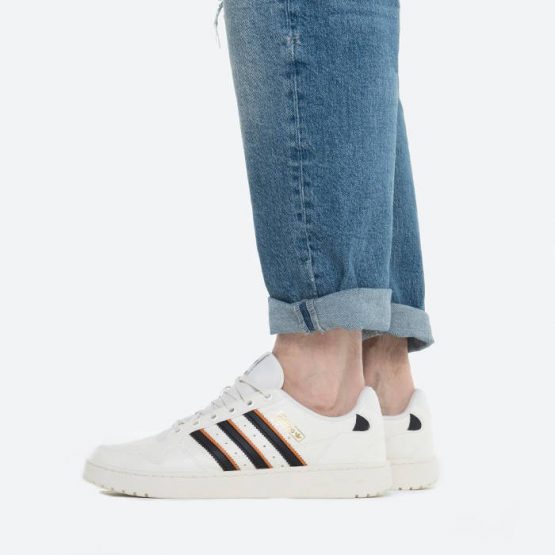 נעלי סניקרס אדידס לגברים Adidas Originals NY 90 Stripes - לבן
