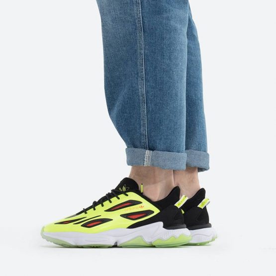 נעלי סניקרס אדידס לגברים Adidas Originals Ozweego Celox - צהוב