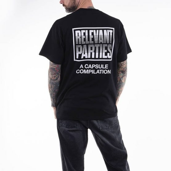 חולצת T קארהארט לגברים Carhartt WIP X Relevant Parties Vol 1 - שחור