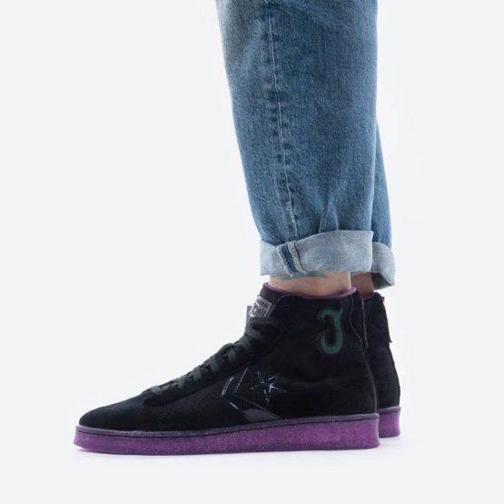 נעלי סניקרס קונברס לגברים Converse x Joe Freshgoods Pro Leather High Top - שחור