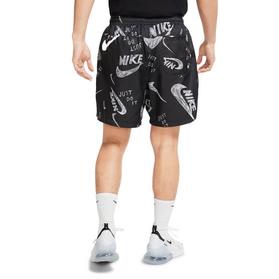 מכנס ספורט נייק לגברים Nike Print Shorts - שחור
